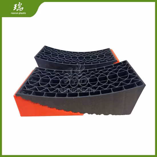 RV Camper Heavy Duty Leveling Block Anti-Slip Pads for Travel Trailer Interlocking Design Allows Stacking to Desired Height Secure T-Handle Carrying Bag I