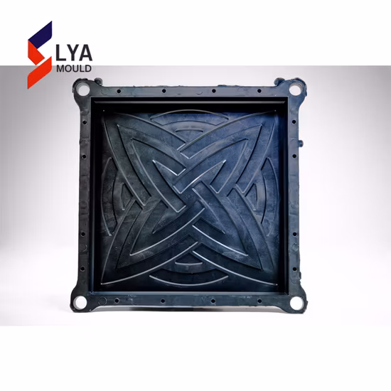 コンクリートブロック連動プラスチック舗装石型